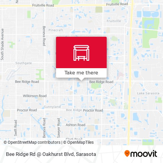 Bee Ridge Rd @ Oakhurst Blvd map