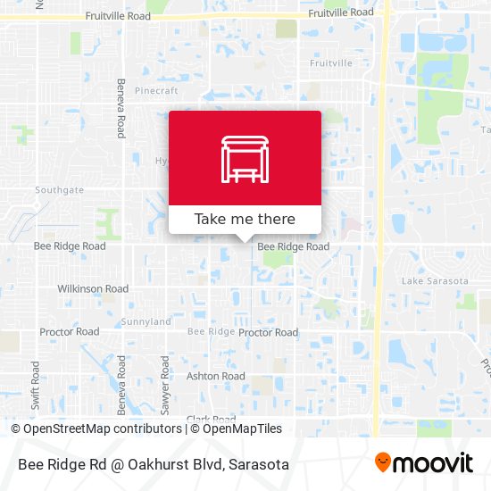 Mapa de Bee Ridge Rd @ Oakhurst Blvd
