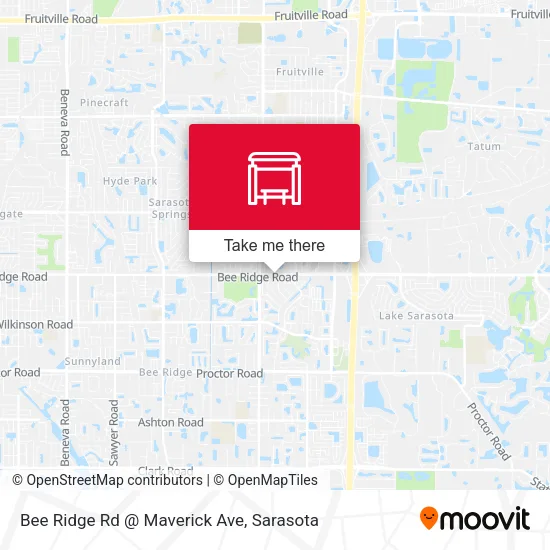 Mapa de Bee Ridge Rd @ Maverick Ave
