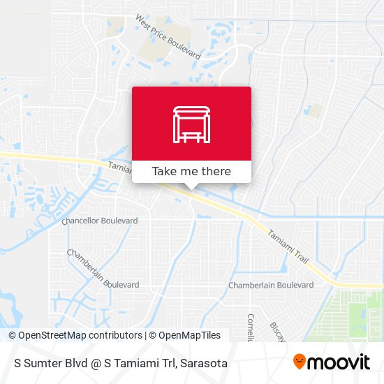 S Sumter Blvd @ S Tamiami Trl map