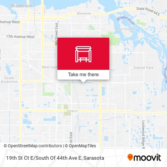 19th St Ct E / South Of 44th Ave E map