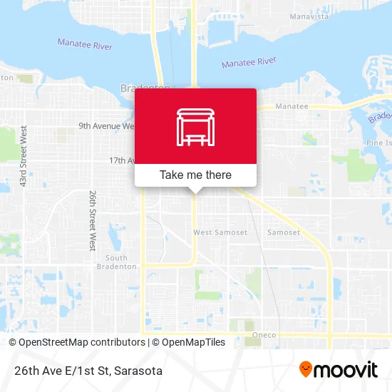 Mapa de 26th Ave E/1st St