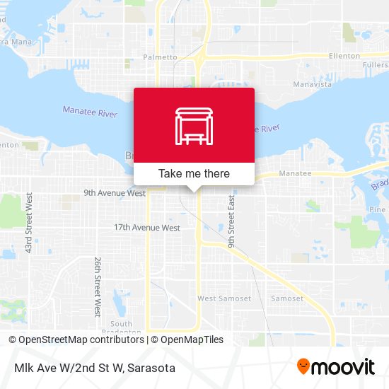 Mlk Ave W/2nd St W map