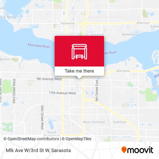 Mlk Ave W/3rd St W map