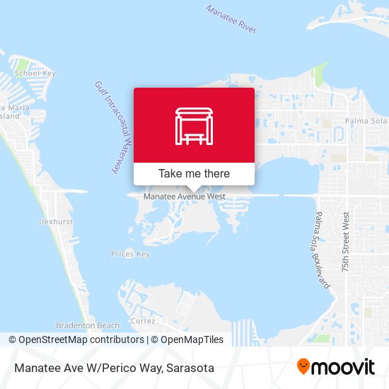 Manatee Ave W/Perico Way map