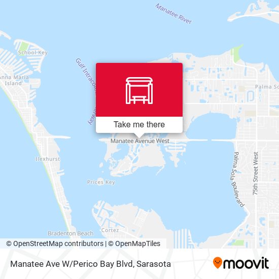 Manatee Ave W/Perico Bay Blvd map