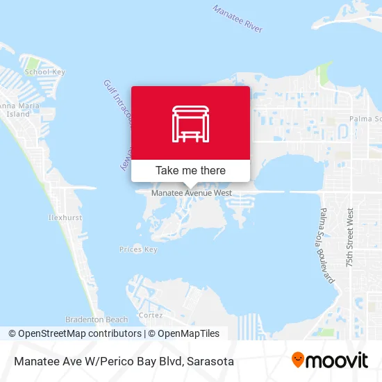 Manatee Ave W/Perico Bay Blvd map