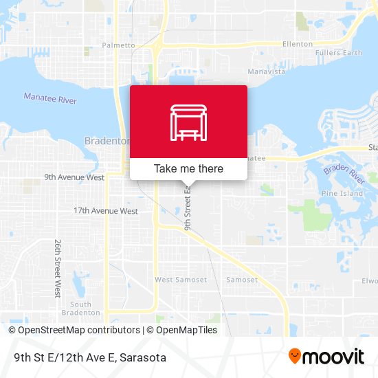 Mapa de 9th St E/12th Ave E