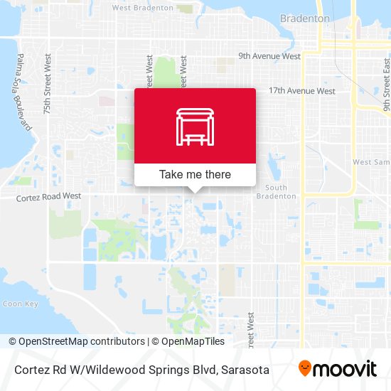 Cortez Rd W / Wildewood Springs Blvd map