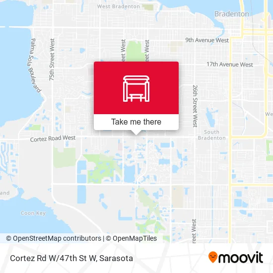 Cortez Rd W/47th St W map