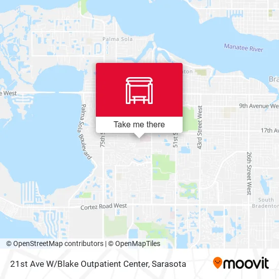 21st Ave W / Blake Outpatient Center map