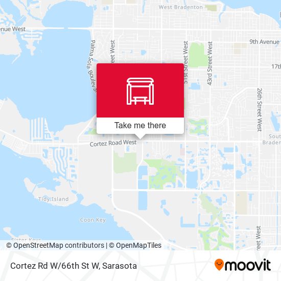 Cortez Rd W/66th St W map