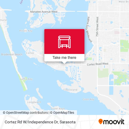 Cortez Rd W/Independence Dr map