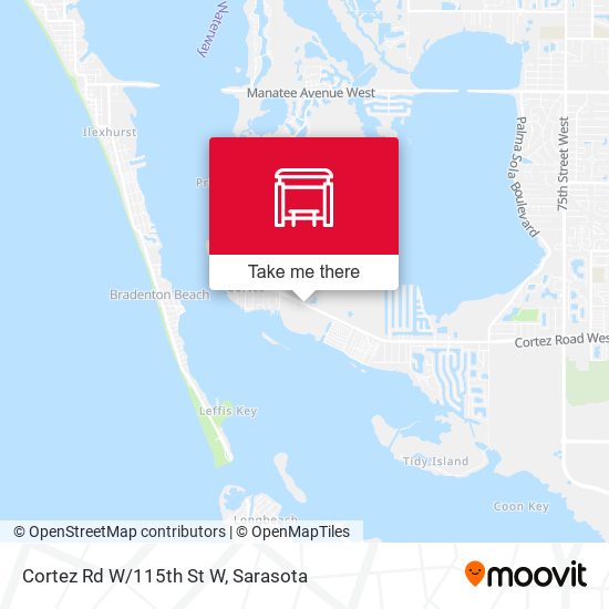 Cortez Rd W/115th St W map