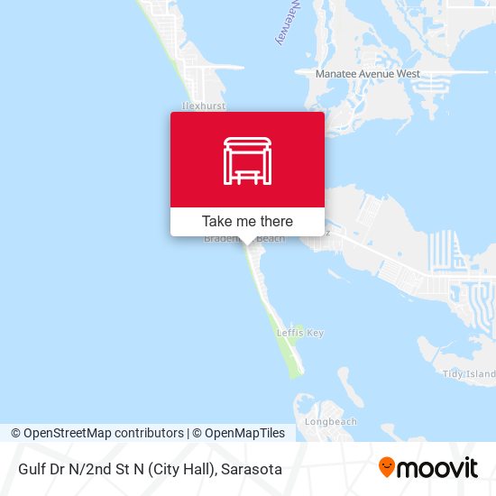 Mapa de Gulf Dr N/2nd St N (City Hall)