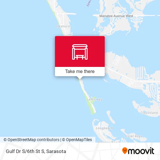 Gulf Dr S/6th St S map