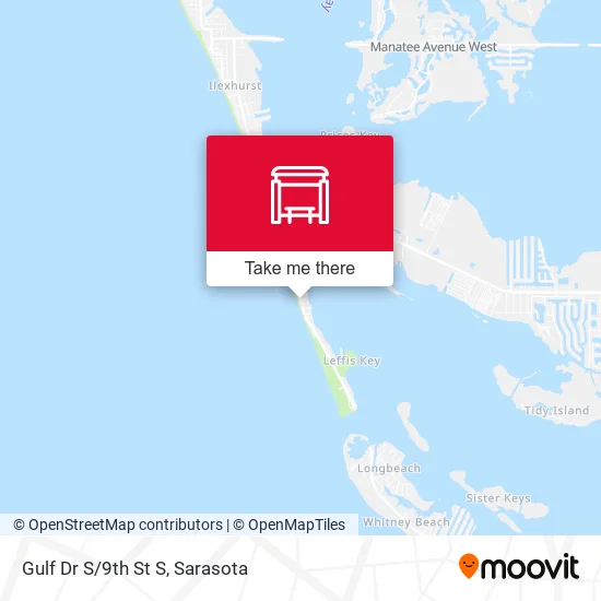 Gulf Dr S/9th St S map