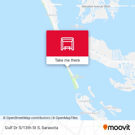 Gulf Dr S/13th St S map