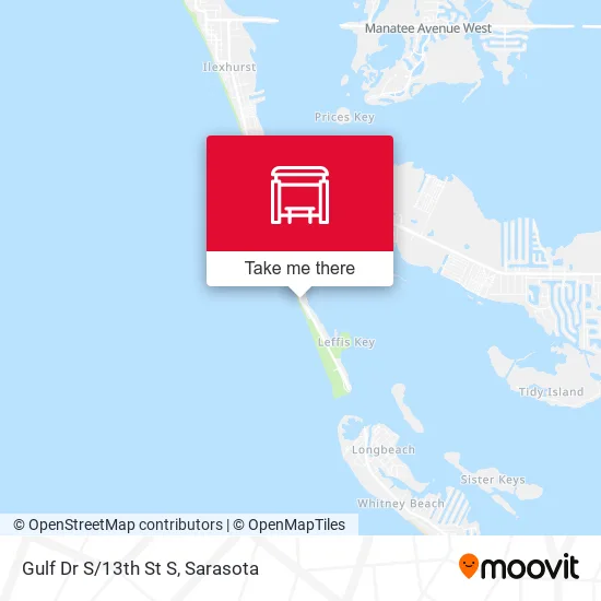 Gulf Dr S/13th St S map