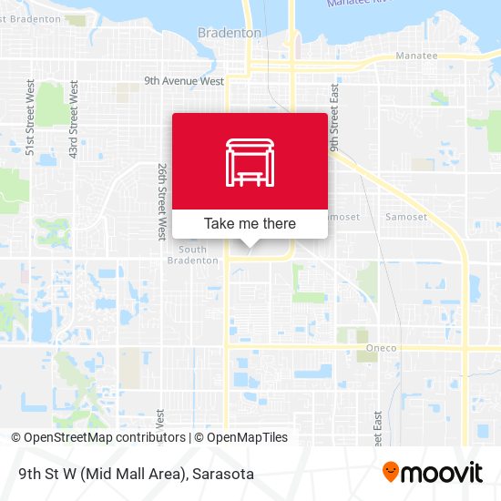 Mapa de 9th St W (Mid Mall Area)