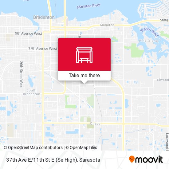 37th Ave E/11th St E (Se High) map
