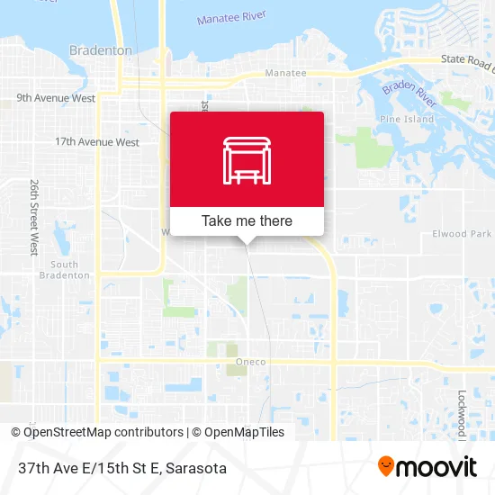 Mapa de 37th Ave E/15th St E