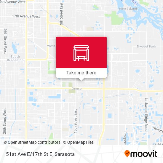 Mapa de 51st Ave E/17th St E