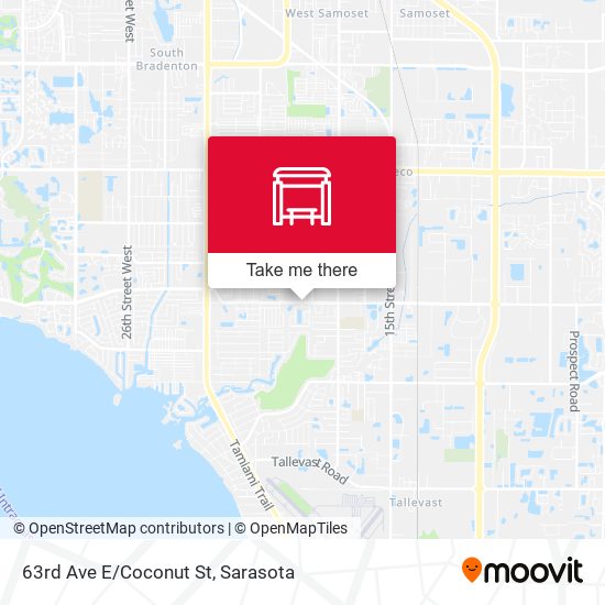 Mapa de 63rd Ave E/Coconut St
