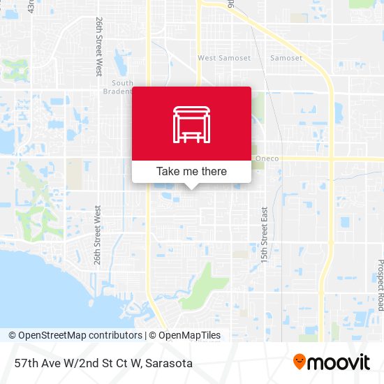57th Ave W/2nd St Ct W map