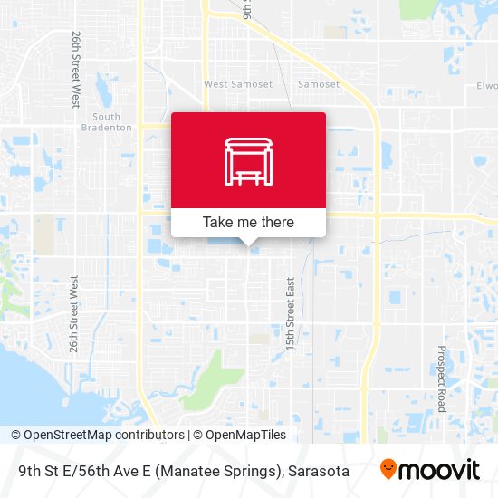 Mapa de 9th St E / 56th Ave E (Manatee Springs)