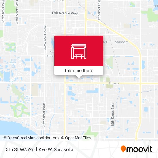 Mapa de 5th St W/52nd Ave W