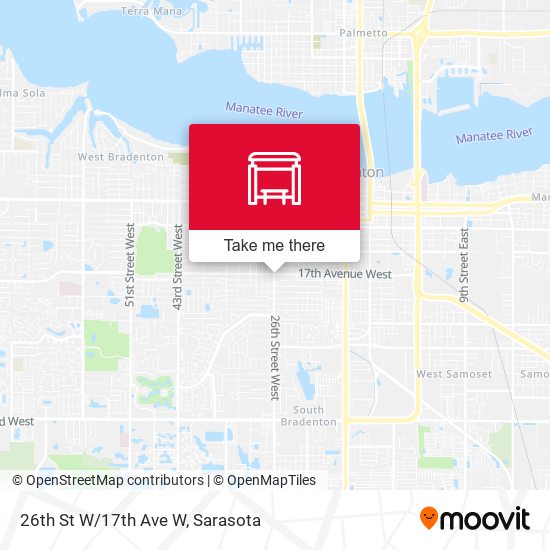 Mapa de 26th St W/17th Ave W