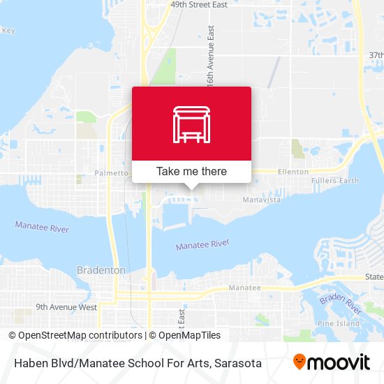 Haben Blvd / Manatee School For Arts map