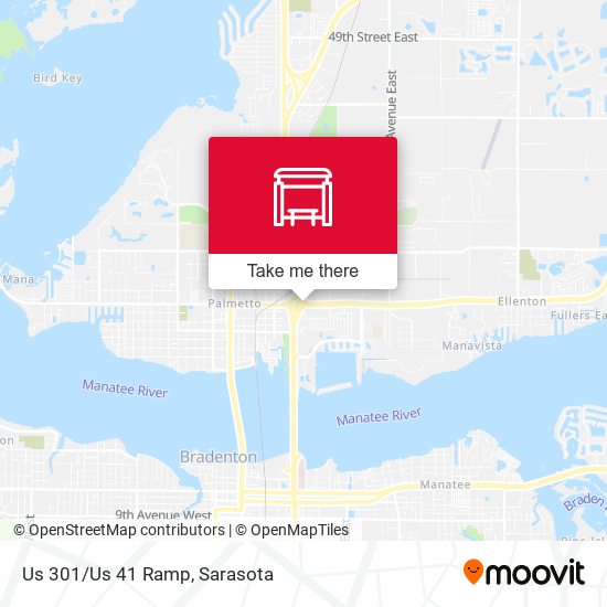 Us 301/Us 41 Ramp map