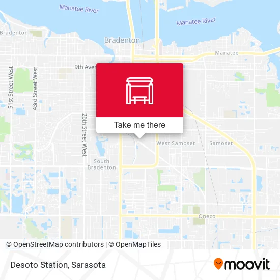 Desoto Station map