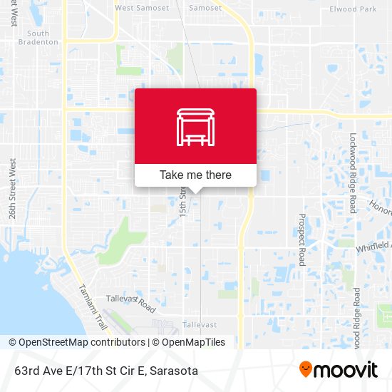 Mapa de 63rd Ave E/17th St Cir E