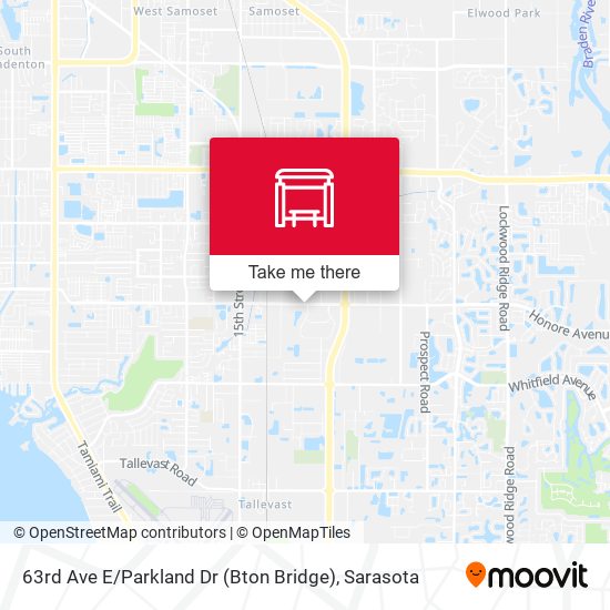 Mapa de 63rd Ave E / Parkland Dr (Bton Bridge)
