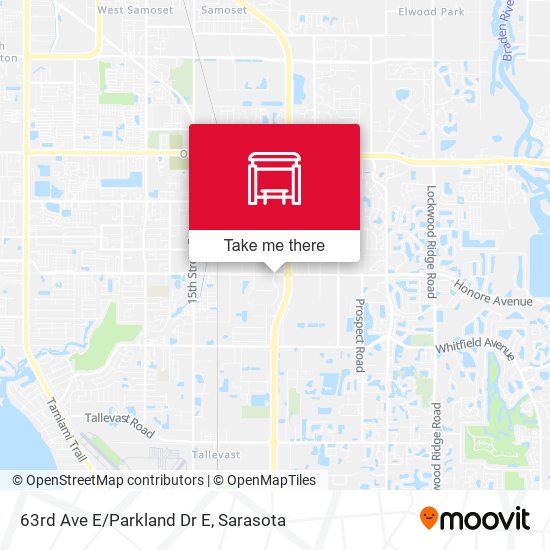 63rd Ave E/Parkland Dr E map