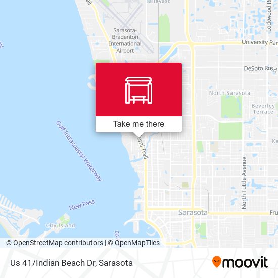 Us 41/Indian Beach Dr map