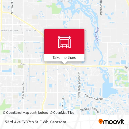 Mapa de 53rd Ave E/37th St E Wb
