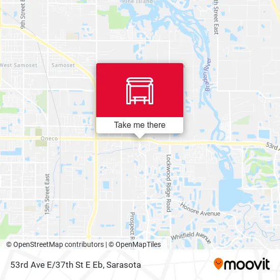 Mapa de 53rd Ave E/37th St E Eb
