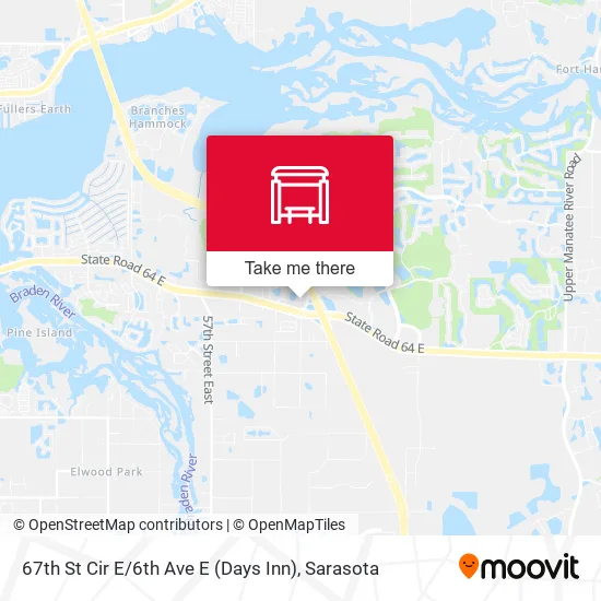 67th St Cir E / 6th Ave E (Days Inn) map