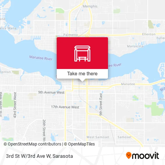 Mapa de 3rd St W/3rd Ave W