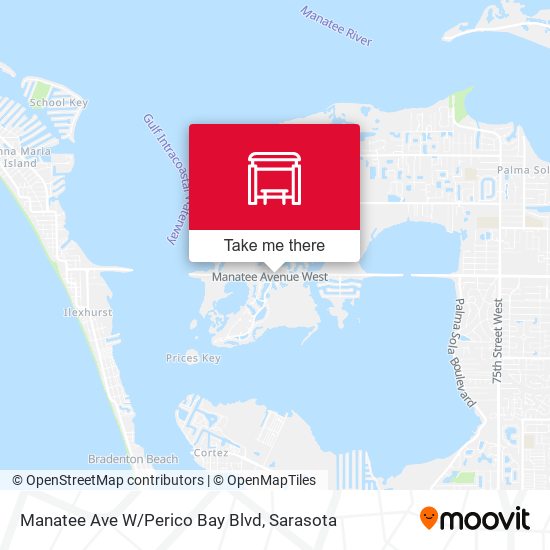 Manatee Ave W/Perico Bay Blvd map