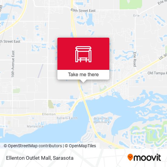 Ellenton Outlet Mall map