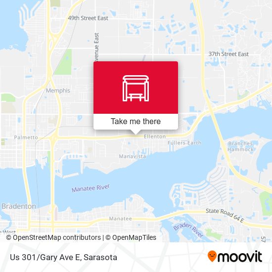 Mapa de Us 301/Gary Ave E