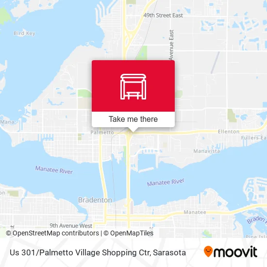 Us 301 / Palmetto Village Shopping Ctr map