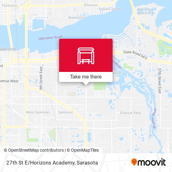 27th St E/Horizons Academy map