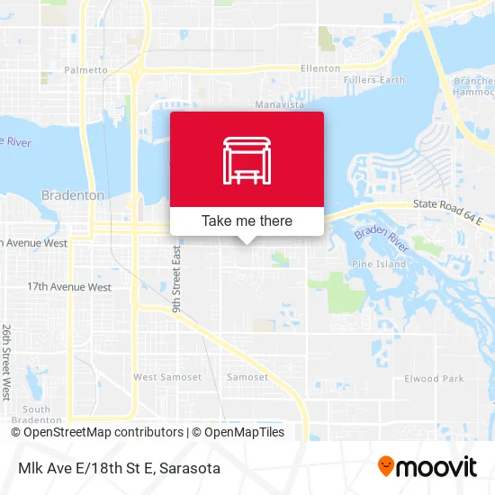 Mlk Ave E/18th St E map