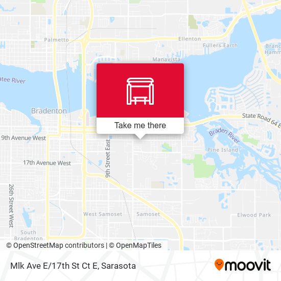 Mapa de Mlk Ave E/17th St Ct E